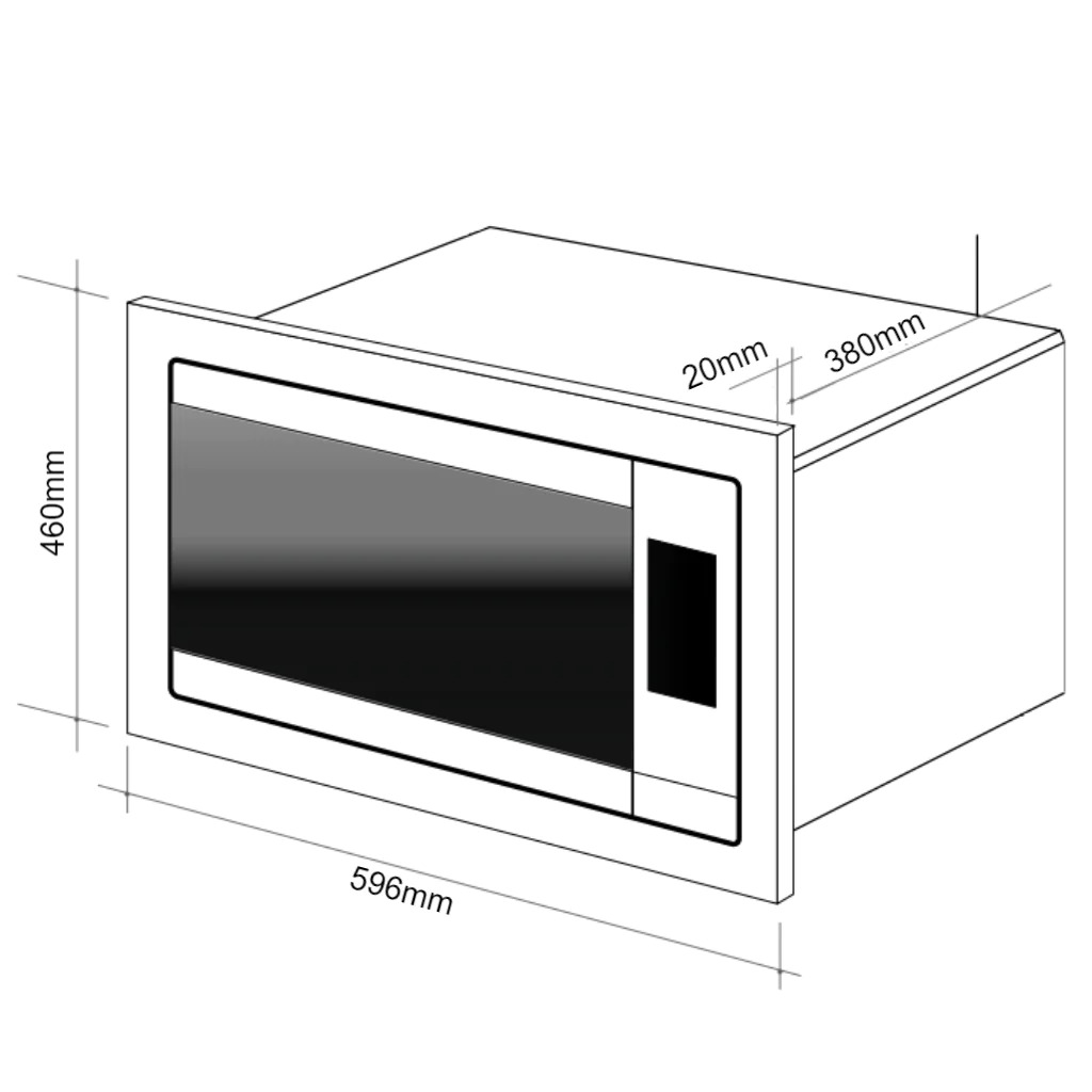 Westinghouse WMB2522SC 25L Built in MicrowaveBest Price in Sydney